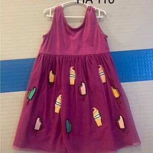 Hanna Andersson Magenta Scoop Neck Sleeveless Sundress